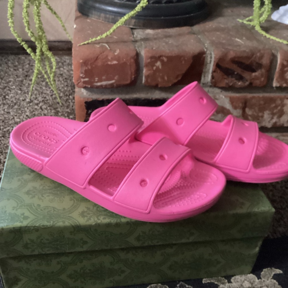 Pink Kids Slide Sandals